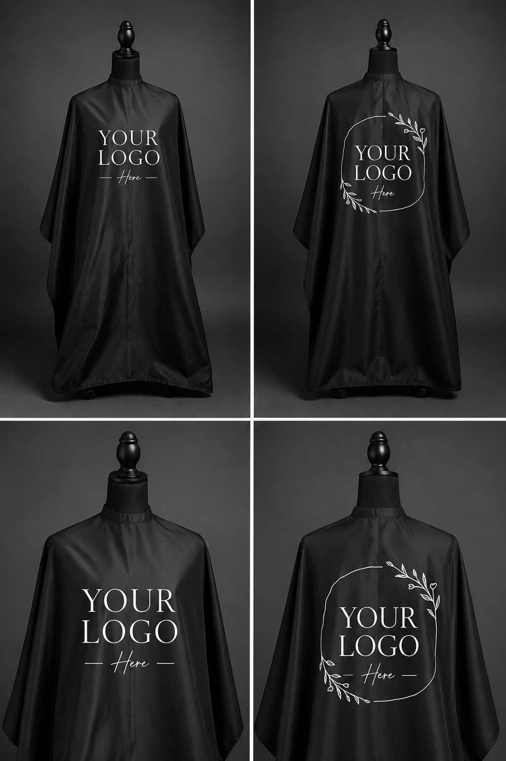 Custom Black Cape WITH LOGO